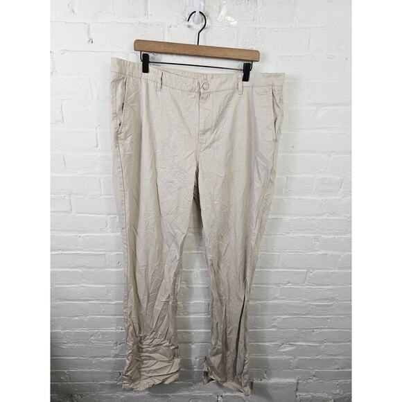 Bonobos Men's High-Rise Washed Chinos Pant Regular-Fit Cream Size 40/36 - Picture 1 of 4